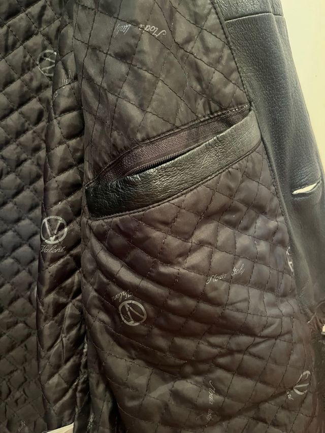 Casaco de couro Vera Pelle Tamanho M