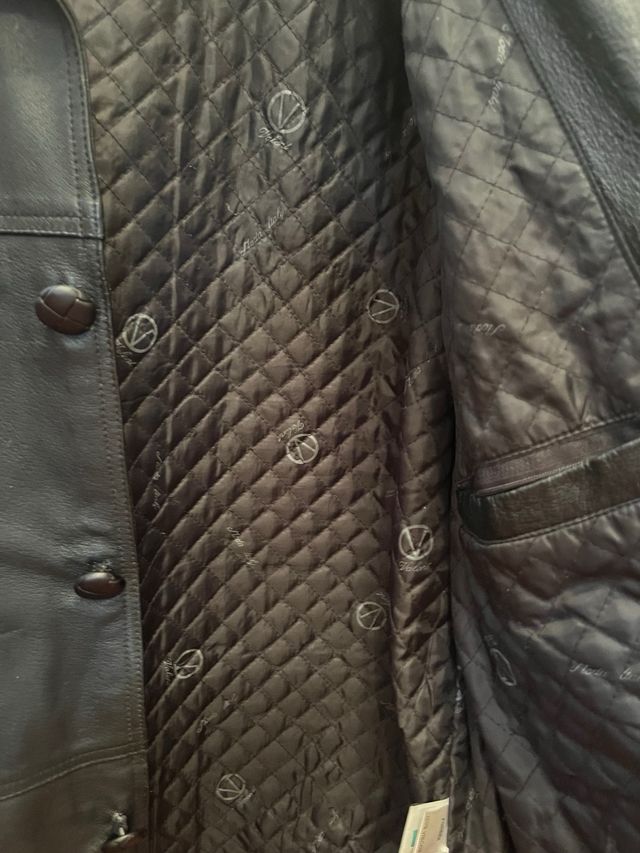 Casaco de couro Vera Pelle Tamanho M