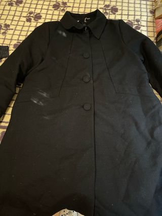 Abrigo largo negro talla 46