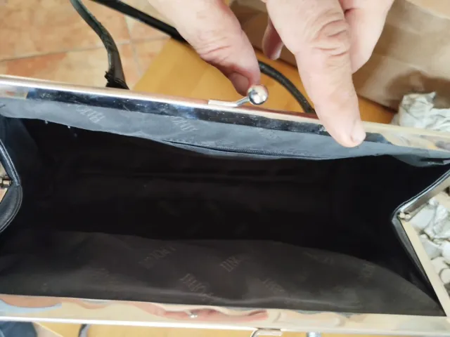 Borsa I Ponti Firenze Pelle Nera