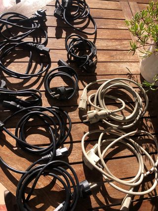 Lote de cables de alimentación