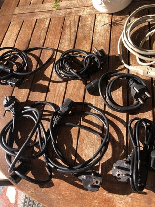 Lote de cables de alimentación