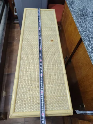 Comodino in bambù e vimini di alta qualità