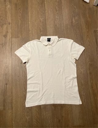 Polo HUGO BOSS blanco ( vintage elegante )