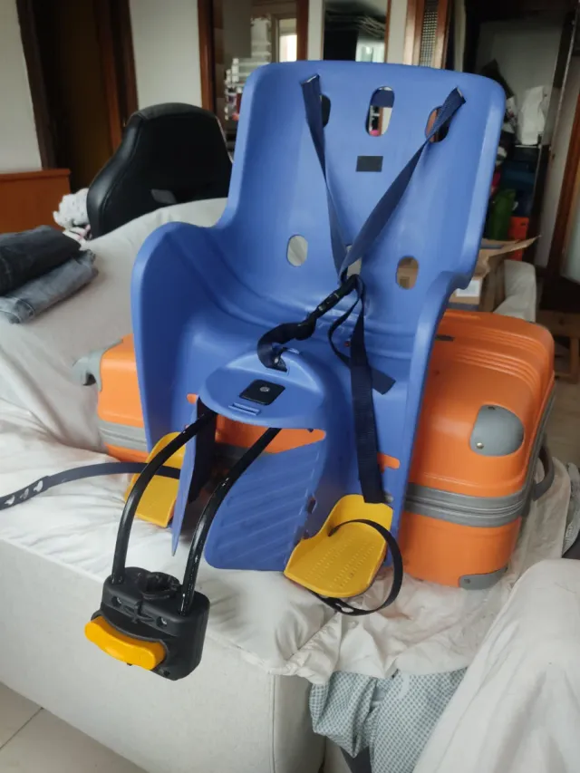 Silla Bebé Bicicleta Azul