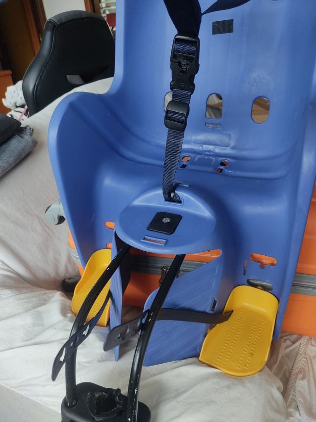 Silla Bebé Bicicleta Azul