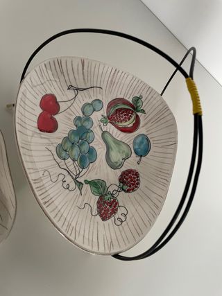 Set ceramiche italiane anni '60 frutta