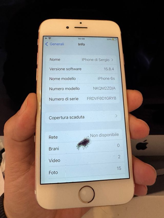 Apple iPhone 6s Oro/Plata