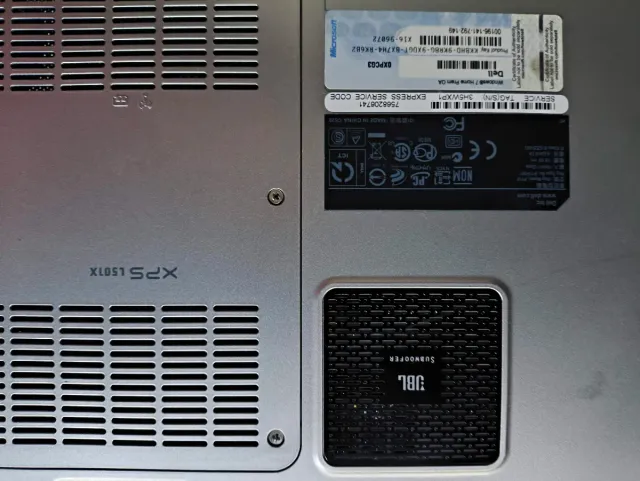 Portátil Dell XPS L501X Plata y Negro