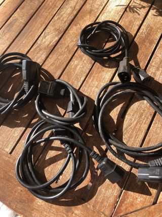 Lote de cables de alimentación