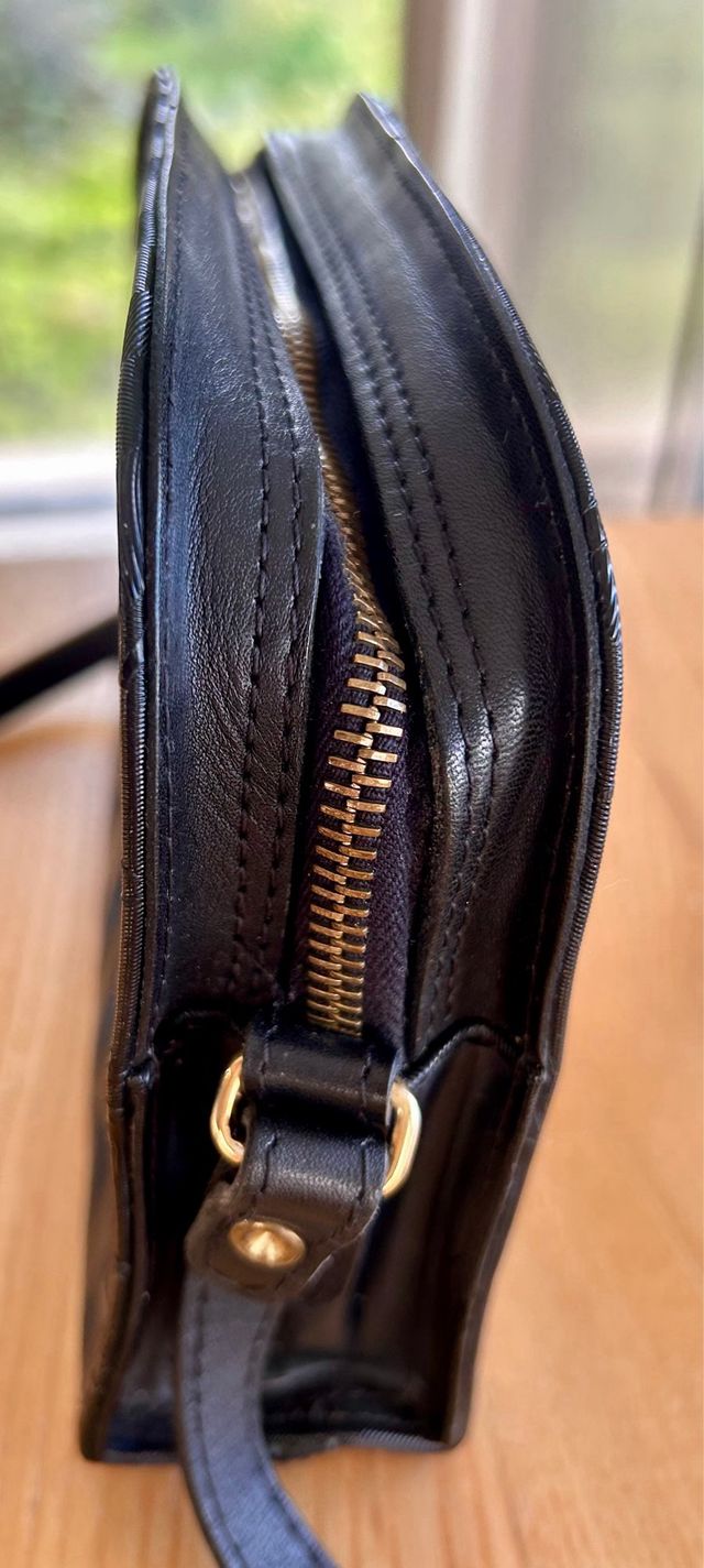 Bolso Maison Mollerus Negro con Rayas