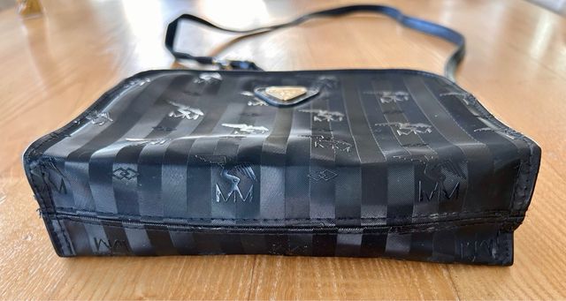 Bolso Maison Mollerus Negro con Rayas