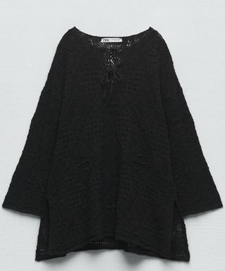 Jersey Zara punto calado talla L