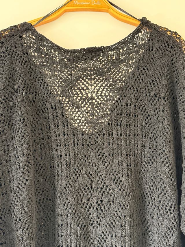 Jersey Zara punto calado talla L