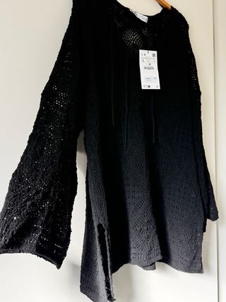 Jersey Zara punto calado talla L
