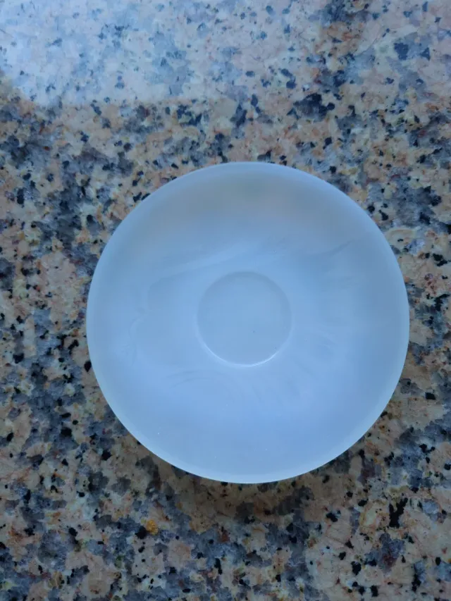 Piatto per tazza di caffè in vetro