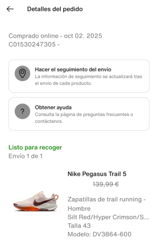 Nike Pegasus Trail 5 ReactX NUEVAS