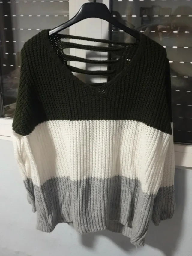 Jersey rayas oversize M sin usar