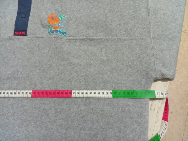 Fodera polare vintage Slam grigio Taglia XL