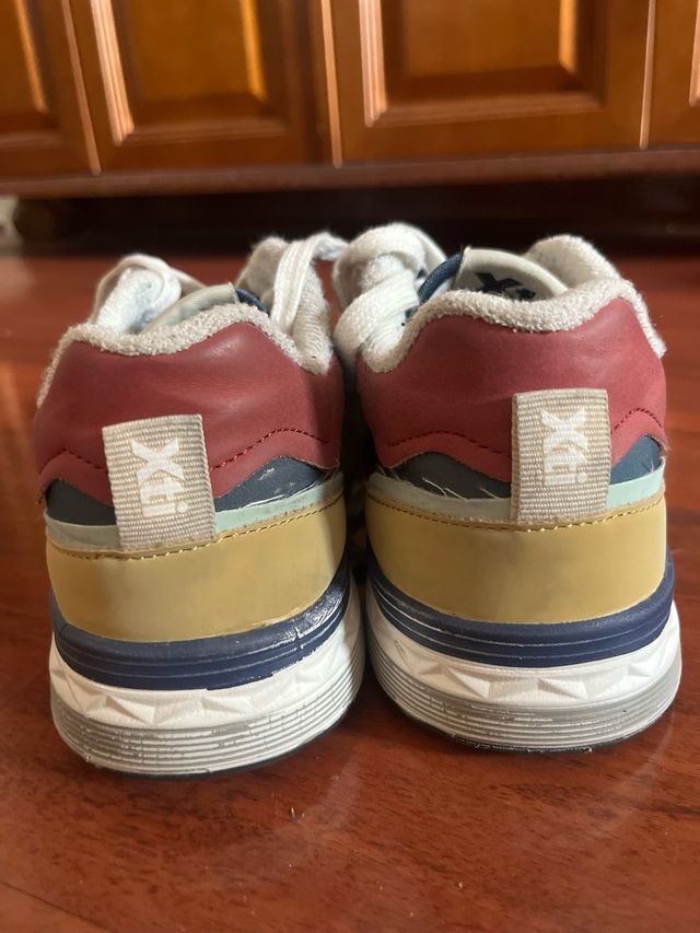 Tênis Esportivo Munich Azul e Marrom