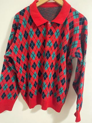 Jersey Vintage Ugly Christmas Made in Spain