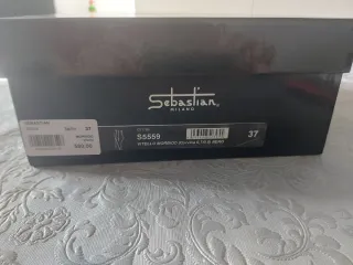 Stivaletti Sebastian n.37 zip oro