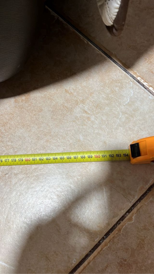 Sofá de 3 plazas de cuero marrón