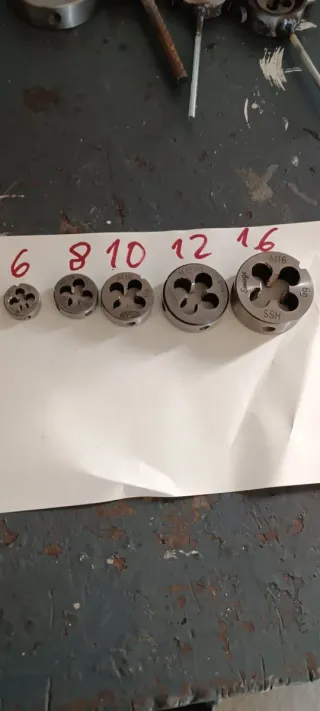 Juego de terrajas M6 a M16