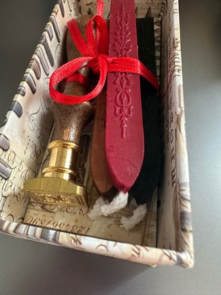 Set sigillo ceralacca con timbro