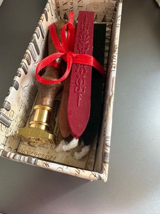 Set sigillo ceralacca con timbro