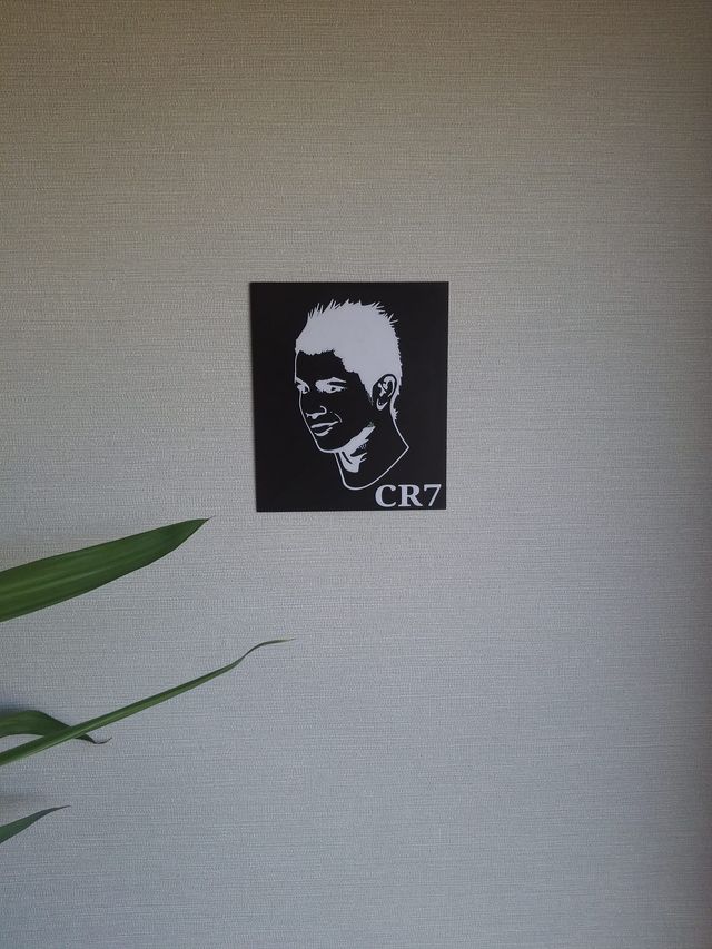 Cuadro Decorativo CR7 3D