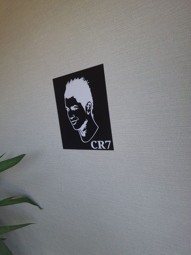 Cuadro Decorativo CR7 3D