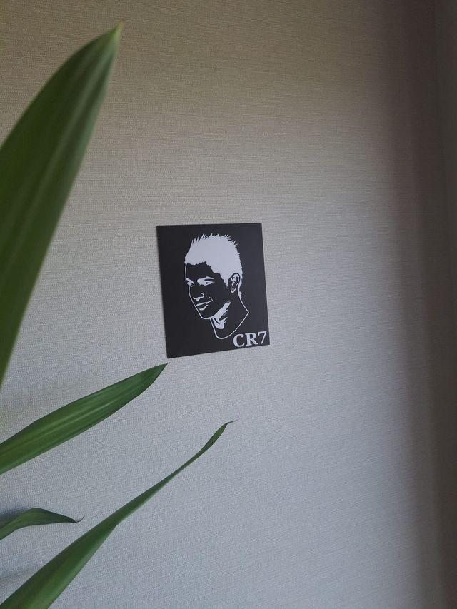 Cuadro Decorativo CR7 3D