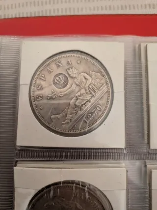 Moneda España 5 pesetas (1870)