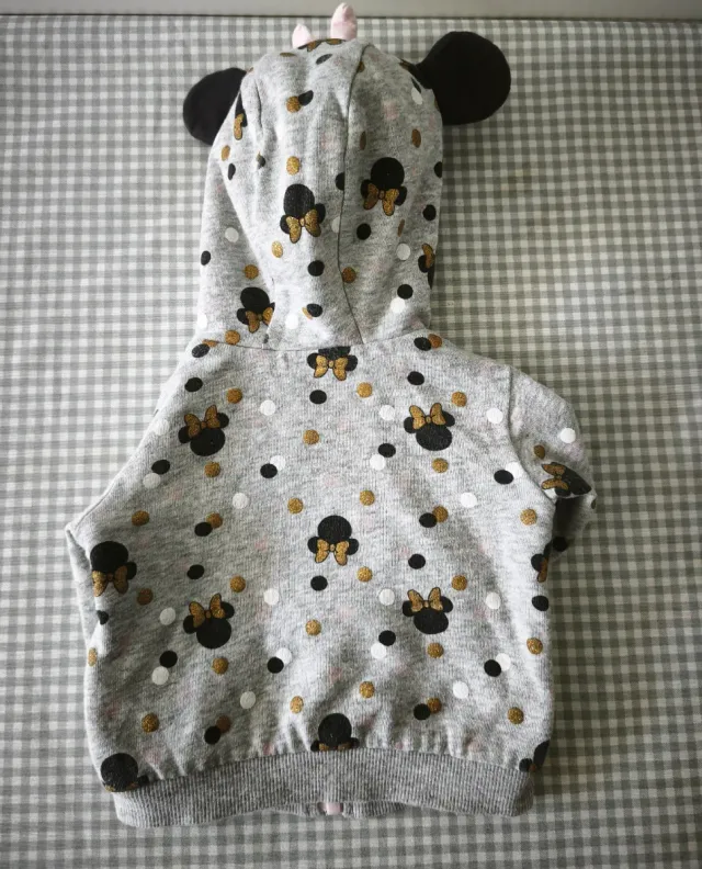 Chaqueta Minnie Mouse con capucha y cremallera