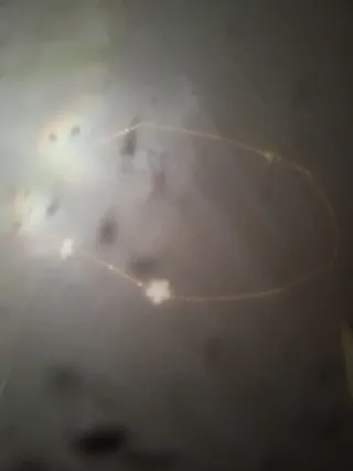 Cadena dorada con dijes de flor