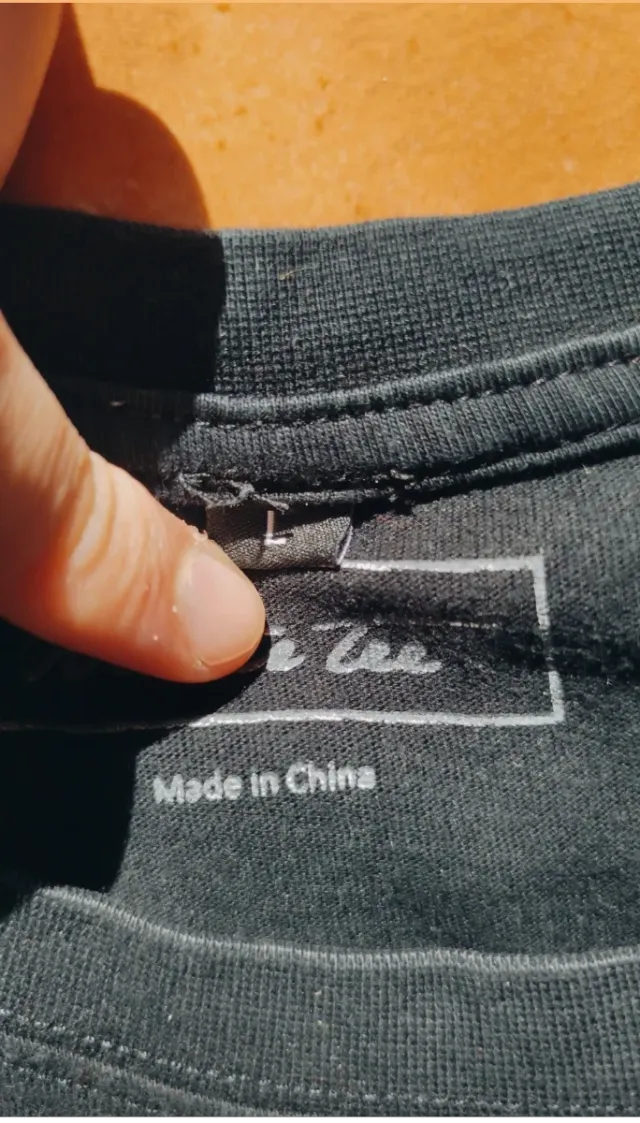 Camiseta Mister Tee Negra Talla L