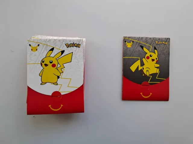 Pack Cajas Pokémon McDonald's Pikachu