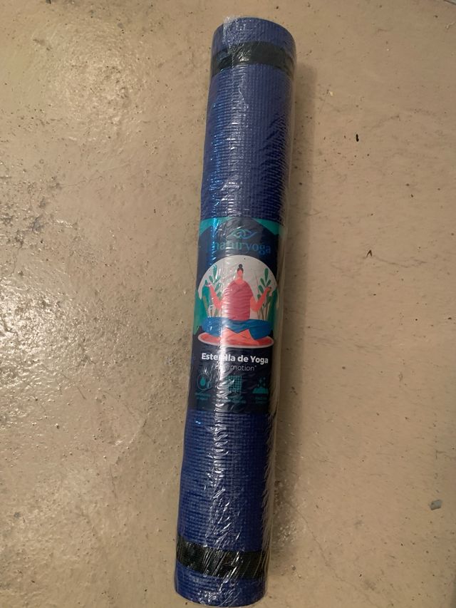 Esteira de Yoga Natuyoga Azul 173cm x 61cm x 0,4