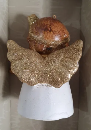 6 Angioletti/campanelle in ceramica