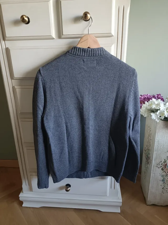 Chaqueta Zara Gris Punto T14