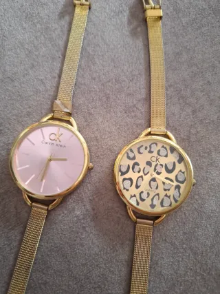 Relojes Mujer Dorado y Rosa