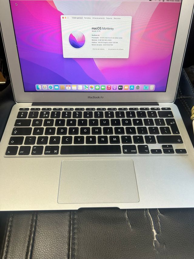 MACbook air 13" 2015 256GB Original con Cargador