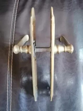 Manillas latón puertas interior (5 unidades)