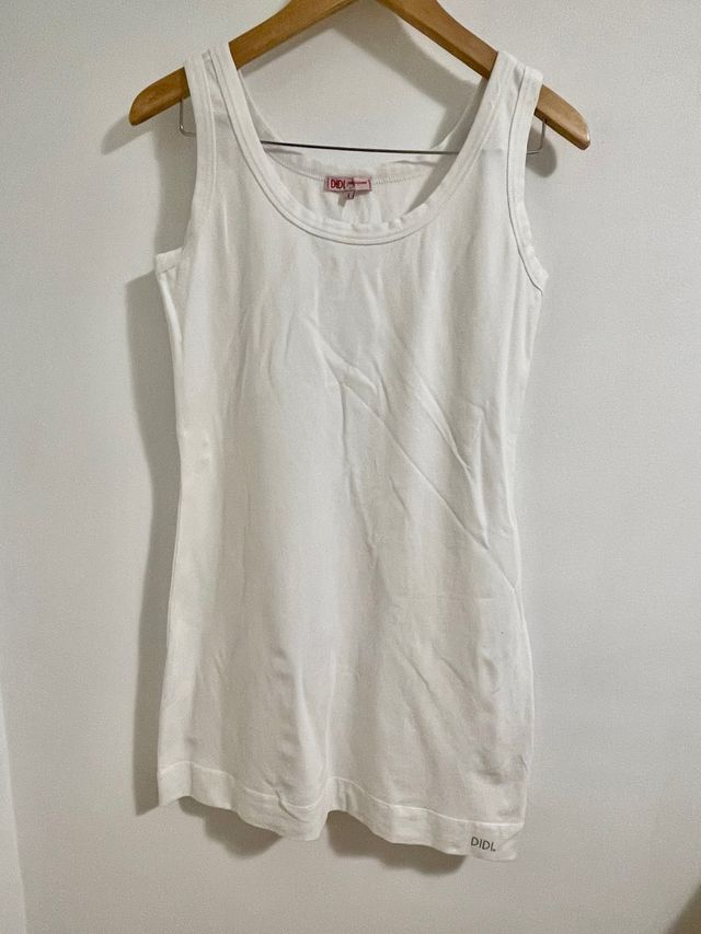 Vestido de algodón blanco, nuevo a estrenar