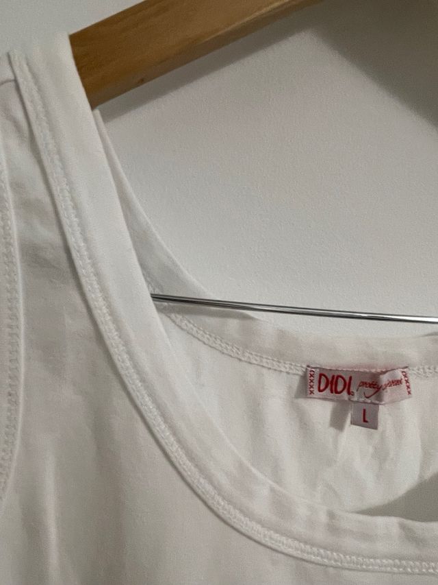 Vestido de algodón blanco, nuevo a estrenar