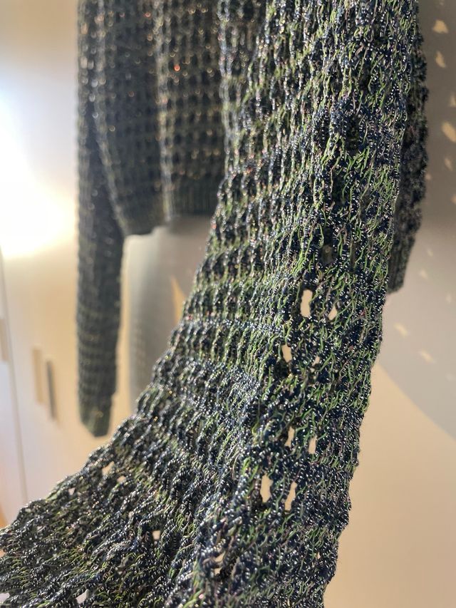 Jersey Zara cropped punto