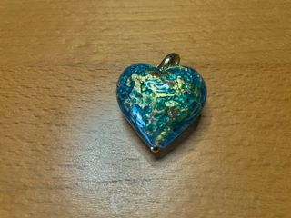 Colgante Corazón Murano y Oro