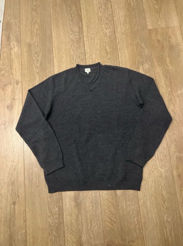 Jersey Calvin Klein Gris Vintae Clásico Elegante