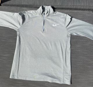 Nike half zip gris talla XS deportivo